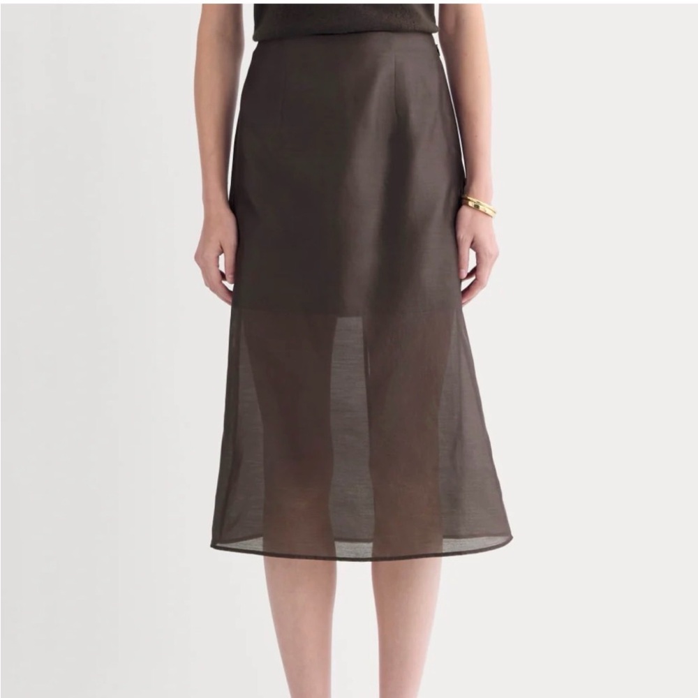 NWT Everlane Organza Skirt Size 8